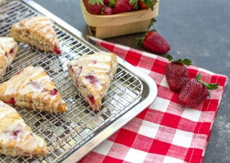 Photo: Strawberry & Macadamia Nut Scones