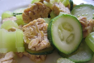 Photo: Tempeh with Zucchini and Celery