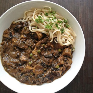 Photo: Tempeh Stroganoff