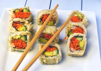 vegetable sushi roll