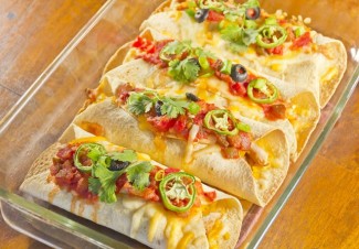 Photo: Vegetable Enchiladas