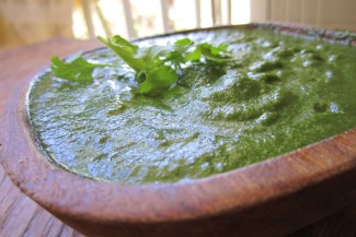 Photo: Bowl of Mint-Cilantro Chutney