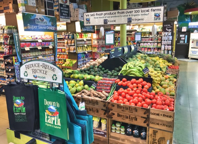 Photo: Produce Department at DTE Honolulu Store