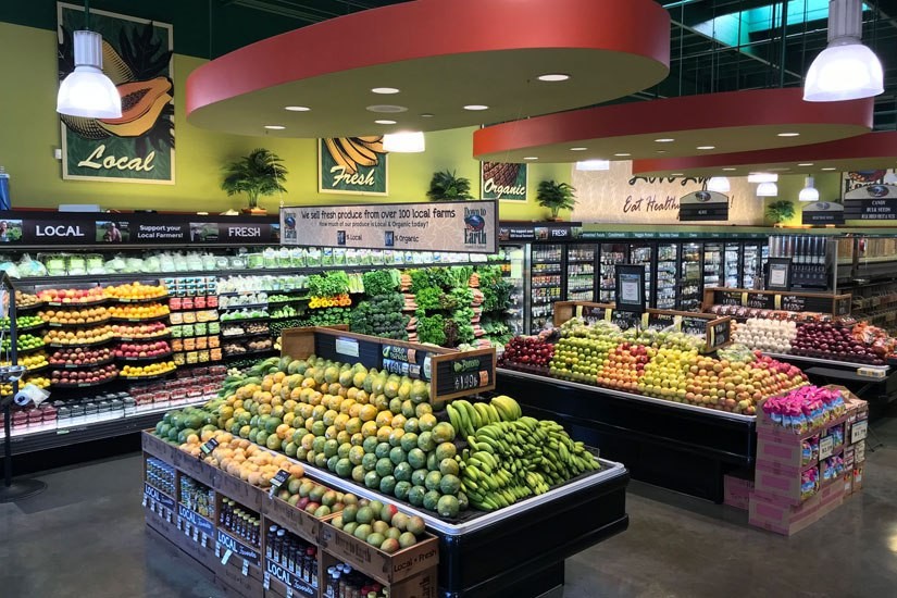 Photo: Produce Department at DTE Kapolei