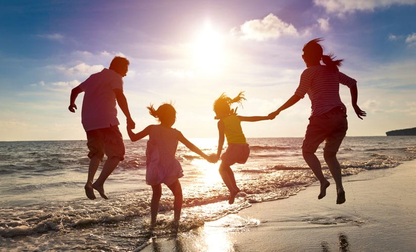 Photo: Family on Beach