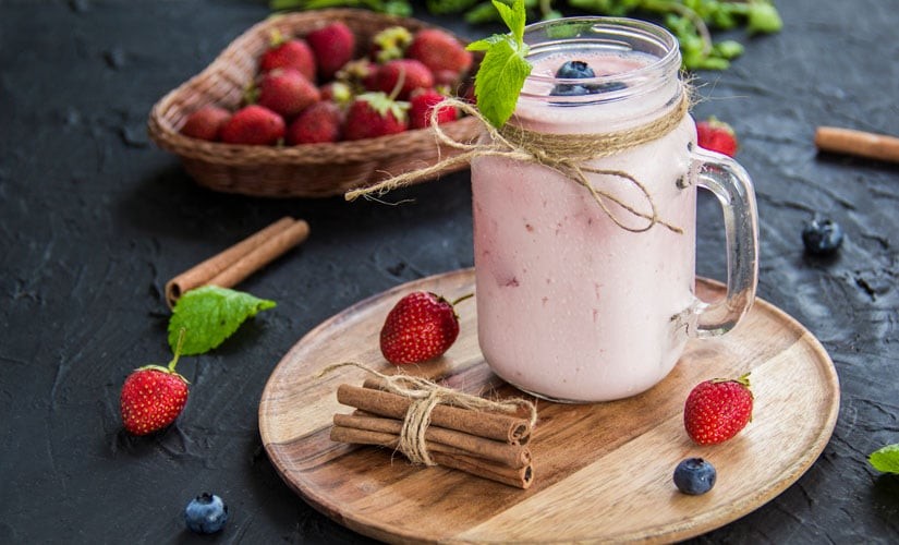 Photo: Smoothie with Fresh Fruit