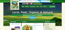 Screenshot: Down to Earth Home Page