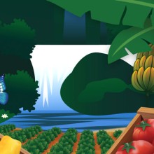 Illustration: Waterfall